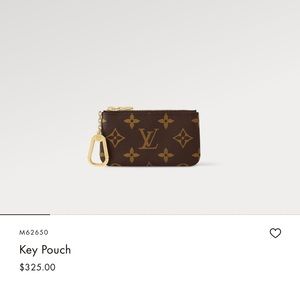Louis Vuitton Monogram Key Pouch Authentic